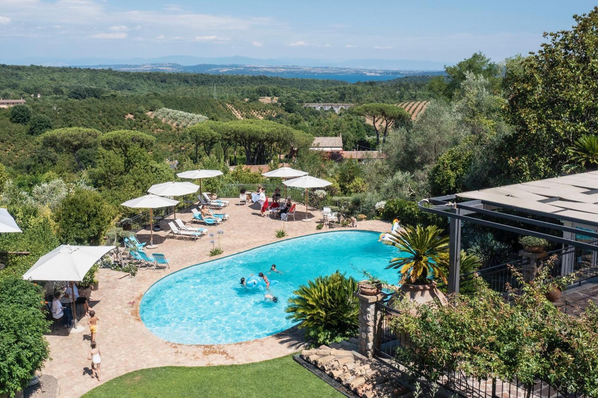 Villa Clodia Relais Manziana Luaran gambar